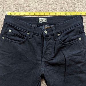 naked and famous raw denim size 32 jeans